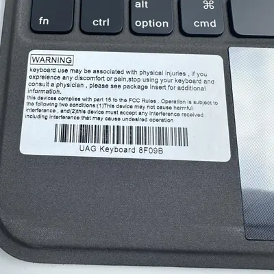 UAG Integrated Bluetooth Keyboard with Trackpad for iPad (10.2") (8th/7th) - Thumbnail 10