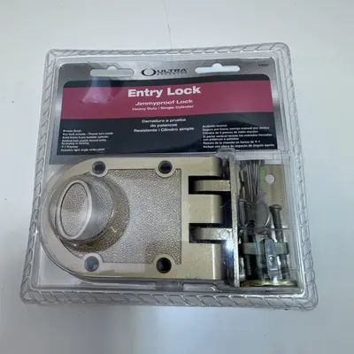 Ultra Security Entry Lock Jimmyproof Heavy Duty Single Cylinder Lock Bronze - Thumbnail 2