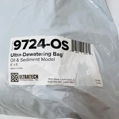 Ultratech 9724-OS Ultra-Dewatering Bag Oil & Sediment 6x6 - Thumbnail 2