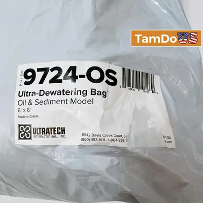 Ultratech 9724-OS Ultra-Dewatering Bag Oil & Sediment 6x6 - New - Real photo at TamDo.us