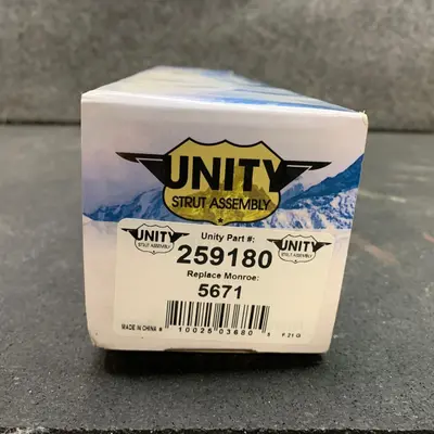 Unity 259180 Front Complete Strut Assembly Shock Absorber – Ready to Install - Thumbnail 9