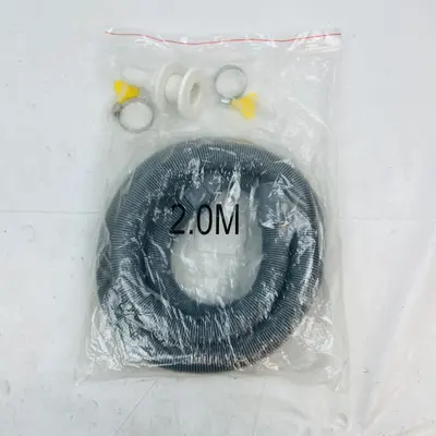 Universal Washing Machine Drain Hose Extension Kit, 2M with Clamps - Thumbnail 3