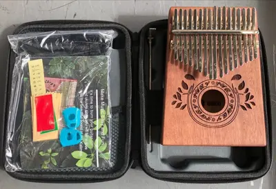 Unokki 17-Key Mahogany Kalimba With Chocolate Finish - Thumbnail 2