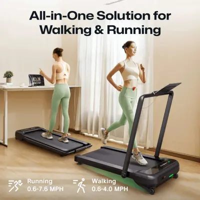 UREVO Strol 2S Pro Smart Treadmill, Foldable, LCD, Remote Control - Thumbnail 3