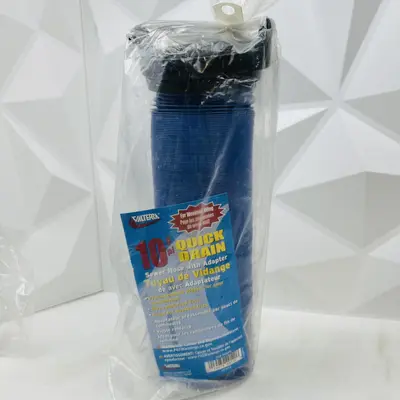Lot of 2 Valterra D04-0120PB 10ft RV Sewer Hose w/ Adapter - Thumbnail 2