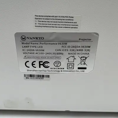 Vankyo Performance V630W 1080p Full HD Home Theater Projector - Thumbnail 5