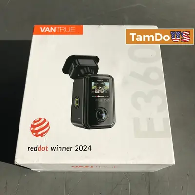 Vantrue E360 Panoramic Dash Cam 360° FHD Night Vision, Dual Lens - Thumbnail 1