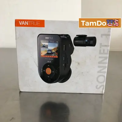 Vantrue Sonnet 1 Pro S1 Pro Dual Dash Cam 1944P Front 1080P Rear GPS WiFi - New Open Box - Real photo at TamDo.us