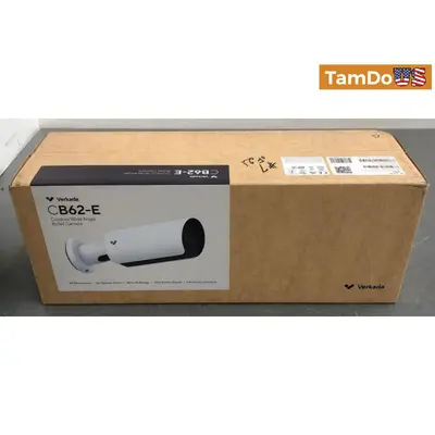 Verkada CB62-E 4K Outdoor Wide Angle Bullet Security Camera 3x Optical Zoom - New - Real photo at TamDo.us