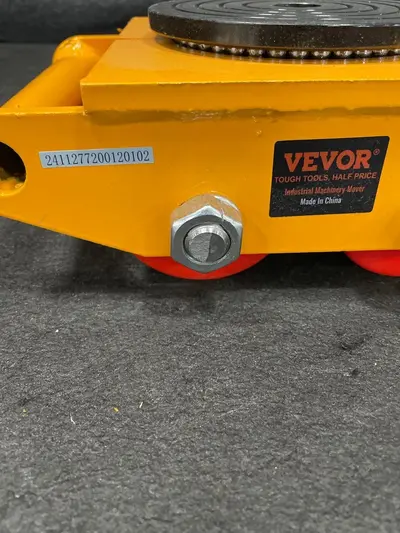 VEVOR Industrial Machinery Mover 13,200 lbs 6T Carbon Steel Skate Dolly for Ware - Thumbnail 3