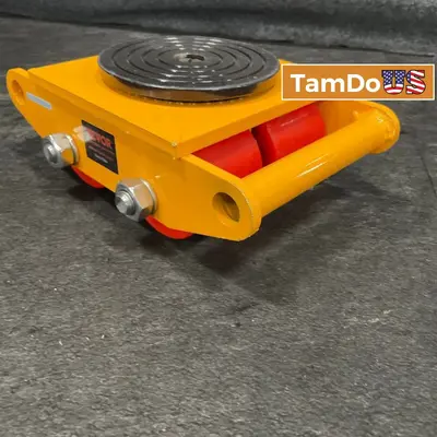 VEVOR Industrial Machinery Mover 13,200 lbs 6T Carbon Steel Skate Dolly for Ware - Thumbnail 1
