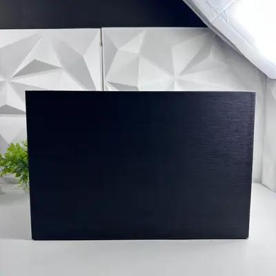 Via Motif Luxury Black Dual Bin Recycle Trash Can Hospitality Hotel Office - Thumbnail 3