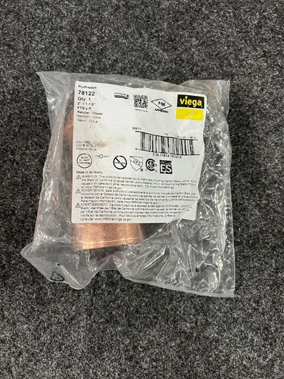 Viega ProPress 78122 Copper Reducer 2" x 1-1/2" FTG x P - Thumbnail 4