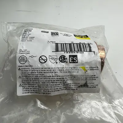 Viega ProPress 78122 Copper Reducer 2" x 1-1/2" FTG x P - Thumbnail 9
