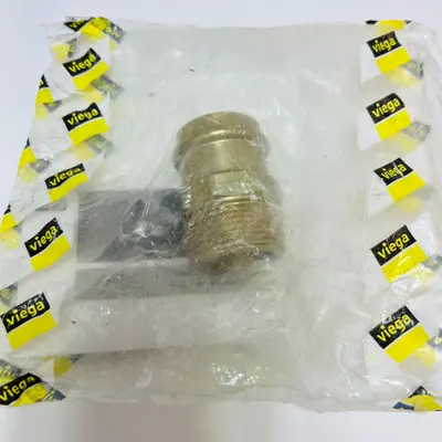 Viega ProPress 79260 1-1/4" x 1-1/4" P x MPT Zero Lead Bronze Male Adapter - Thumbnail 2
