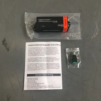 Vigitron Vi2301A Single Port Maxiicopper Ethernet Extender Over UTP 60W PoE - Thumbnail 3