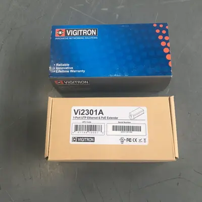 Vigitron Vi2301A Single Port Maxiicopper Ethernet Extender Over UTP 60W PoE - Thumbnail 2