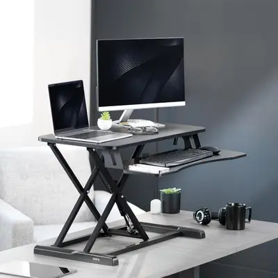 VIVO K Series 32" $ 139  Standing Desk Converter Height Adjustable Sit Stand Riser - Thumbnail 4