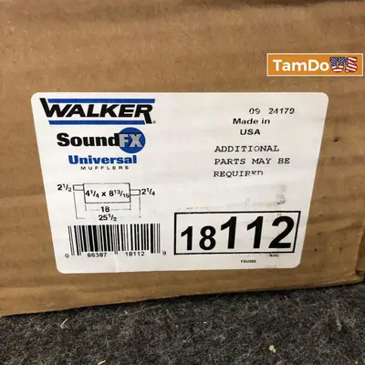 Walker SoundFX 18112 Exhaust Muffler | Direct Fit Replacement - Thumbnail 1