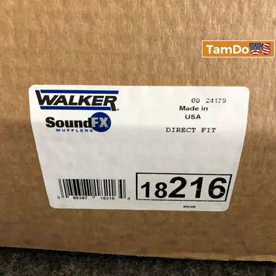 Walker Soundfx 18216 Direct Fit Exhaust Muffler 2.75" Inlet 2.75" Outlet - Thumbnail 1