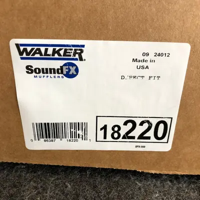 Walker Soundfx 18220 Direct Fit Exhaust Muffler 2.5" Inlet - Thumbnail 4