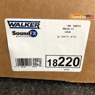 Walker Soundfx 18220 Direct Fit Exhaust Muffler 2.5" Inlet - New - Real photo at TamDo.us