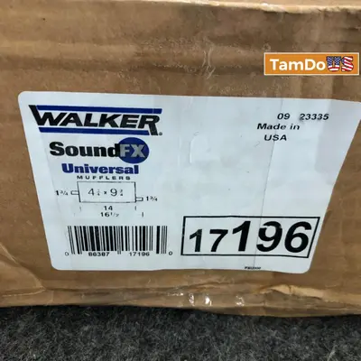 Walker Soundfx Universal Exhaust Muffler 1.75" - Thumbnail 1