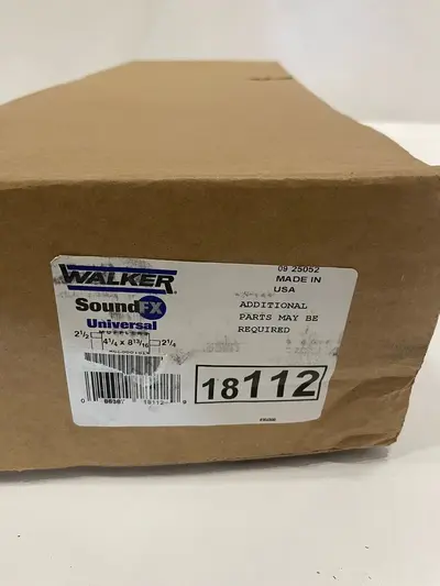 Walker SoundFX Universal Muffler 18112 – 2¼" Inlet/Outlet - Thumbnail 2