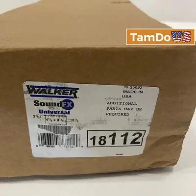 Walker SoundFX Universal Muffler 18112 – 2¼" Inlet/Outlet - Thumbnail 1