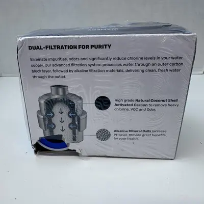 Wamery Shower Head Filter – Hard Water Softener + Alkaline Filtration System - Thumbnail 5
