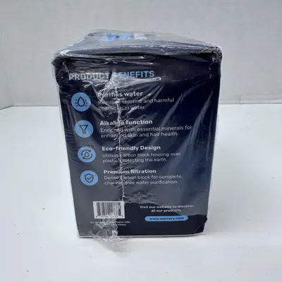 Wamery Shower Head Filter – Hard Water Softener + Alkaline Filtration System - Thumbnail 3