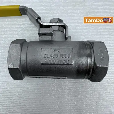 Warren ASME B16.34/API 608 3/4" Ball Valve Class 1500 3600 WOG - Thumbnail 6