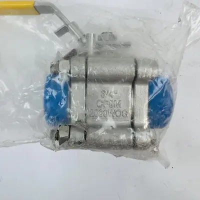 Warren Ball Valve 366FRG CF8M 316SS, RPTFE Seat, 1/2" NPT, Graphite Seal, New - Thumbnail 4