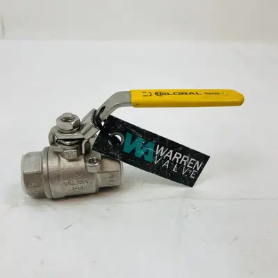 Warren Valve Stainless Steel Ball Valve, 1/2" NPT, 1000 WOG, CF8M - Thumbnail 5