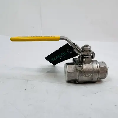 Warren Valve Stainless Steel Ball Valve, 1/2" NPT, 1000 WOG, CF8M - Thumbnail 2