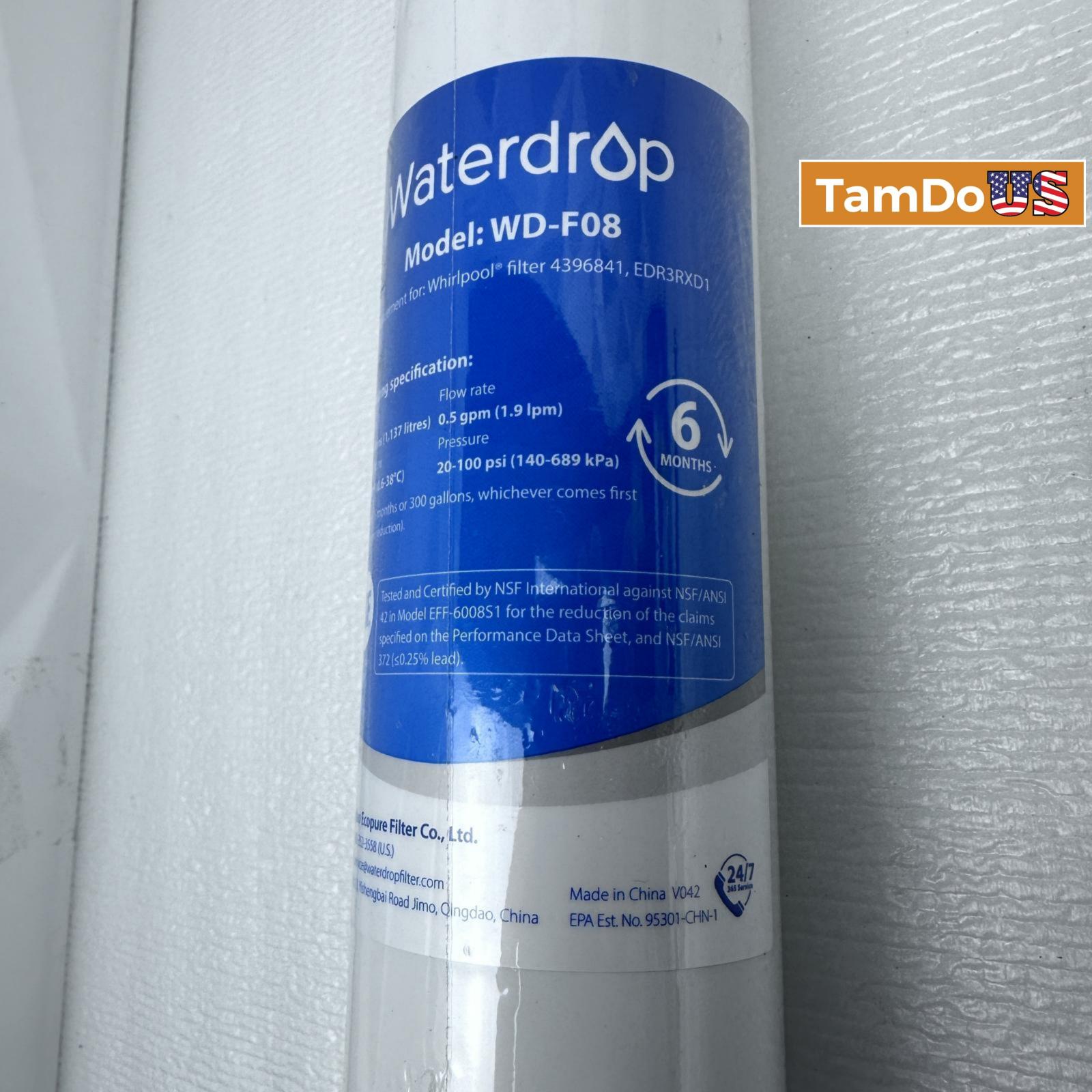 Waterdrop WD-F08 Replacement Water Filter Cartridge - Photo 1 - Real photo at TamDo.us