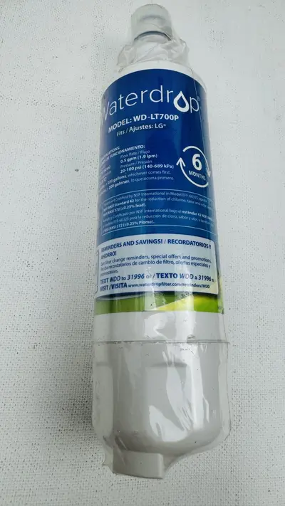 Waterdrop WD-LT700P Refrigerator Water Filter Replacement (Lot of 2) LG Compatible - Thumbnail 4