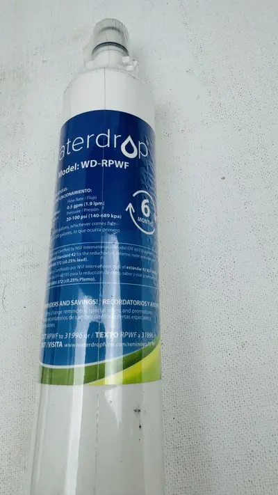 Waterdrop WD-RPWF Refrigerator Water Filter GE RPWF Compatible (Lot of 2) New - Thumbnail 1