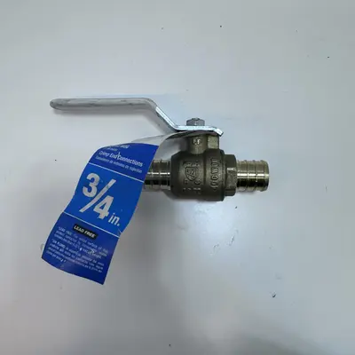 WATTS 3/4" LFM-760-PEX 2-PC Full Port Brass Ball Valve 400 psi WOG - Thumbnail 1