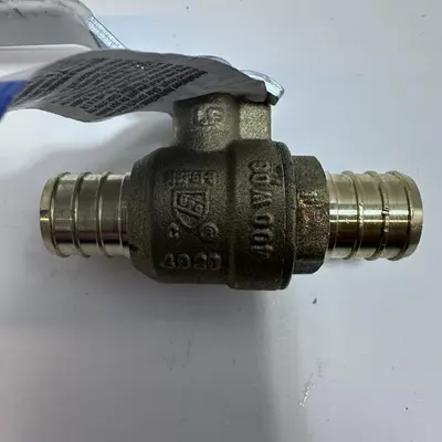 WATTS 3/4" LFM-760-PEX 2-PC Full Port Brass Ball Valve 400 psi WOG - Thumbnail 2