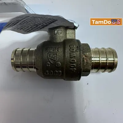 WATTS 3/4" LFM-760-PEX 2-PC Full Port Brass Ball Valve 400 psi WOG - Thumbnail 6