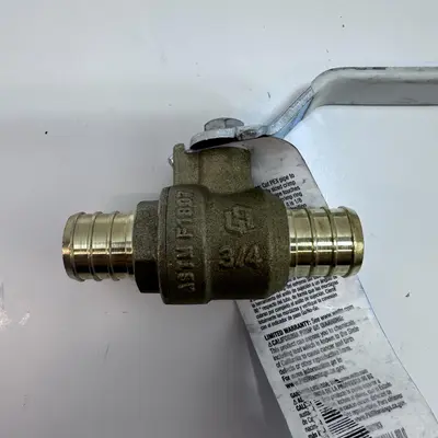 WATTS 3/4" LFM-760-PEX 2-PC Full Port Brass Ball Valve 400 psi WOG - Thumbnail 5