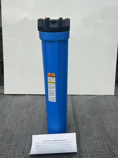 Watts Flowmatic 20 inch Blue Filter Housing 3/4" Ports - Thumbnail 6