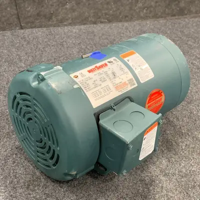 WattSaver C145T17FK27E Electric Motor, 2HP, 1745 RPM, 230/460V, 3PH, TEFC - Excellent - Real photo at TamDo.us