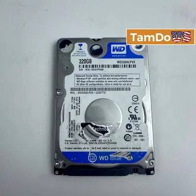 WD Blue 320GB 2.5" Internal SATA Hard Drive HDD WD3200LPVX Thin 7mm 5400RPM AF - Good - Real photo at TamDo.us