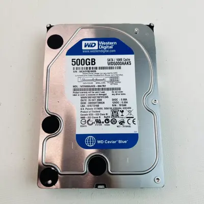 WD Caviar Blue 500GB 3.5" SATA Hard Drive - Thumbnail 2