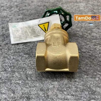 Webstone H-10134W Brass Gate Valve – 200 CWP / 125 WSP, Forged Body, Hard Seat - Thumbnail 1