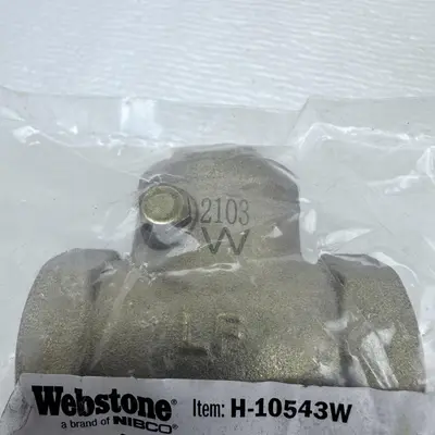 Webstone H-10543w Forged Brass Swing check Valve Lead-Free 200 PSI CWP - Thumbnail 2