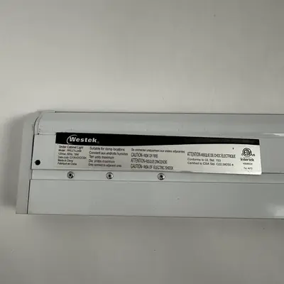 Westek Under Cabinet Light 24", 120V 18W Hardwired Kitchen Counter Light - Thumbnail 3