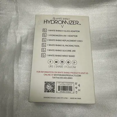White Rhino Hydromizer V – Waterpipe Adaptor Kit - Thumbnail 4